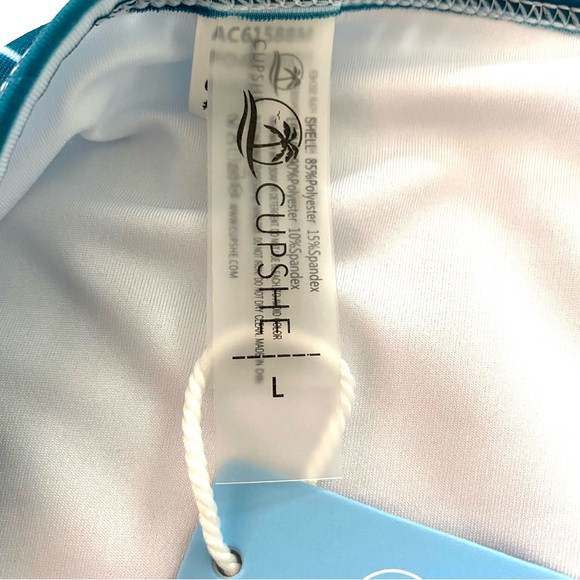 Cupshe High Waisted Striped Bikini Bottom - Picture 6 of 11